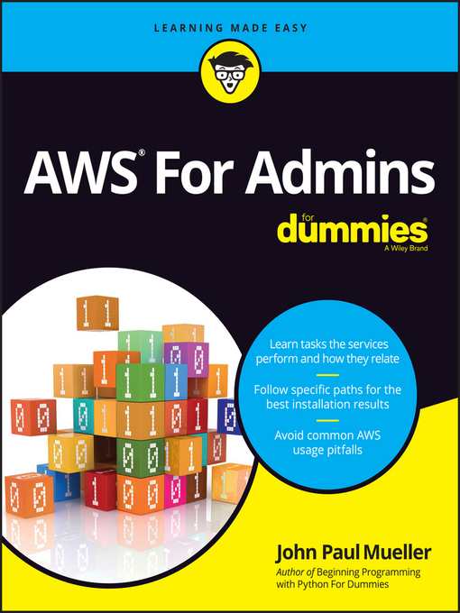 Title details for AWS For Admins For Dummies by John Paul Mueller - Available